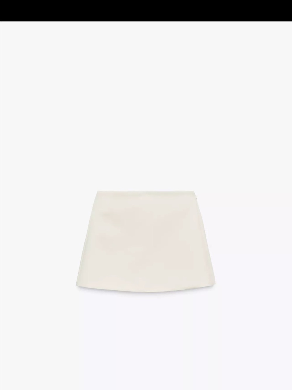 Cream skort